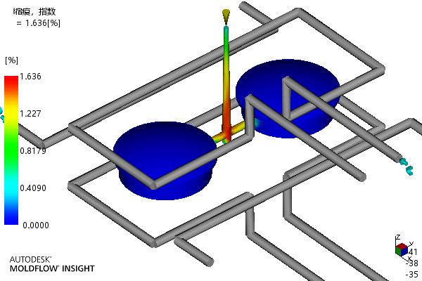 端盖注塑成型工艺及模具设计-含模流